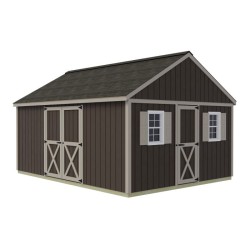 Best Barns Crafter's Connection 12x16 Pre-Cut Shed - Centered Barn & Walk-In (CCONSG16C)