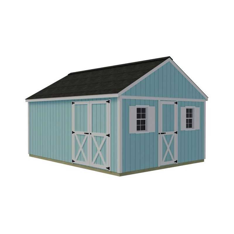 Best Barns Crafter's Connection 12x16 Pre-Cut Shed - Offset Barn & Walk-In (CCONSG16O)