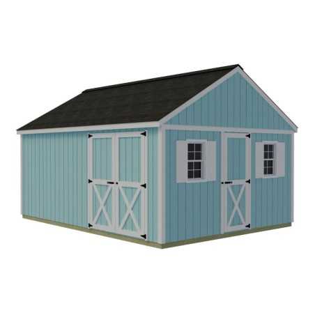 Best Barns Crafter's Connection 12x16 Pre-Cut Shed - Offset Barn & Walk-In (CCONSG16O)