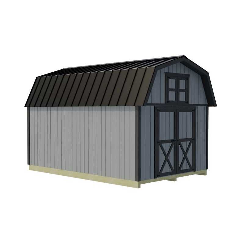 Best Barns Craftsman's Cove 10x12 Pre-Cut Barn Kit- Centered Gable Door (CCOVDG12)