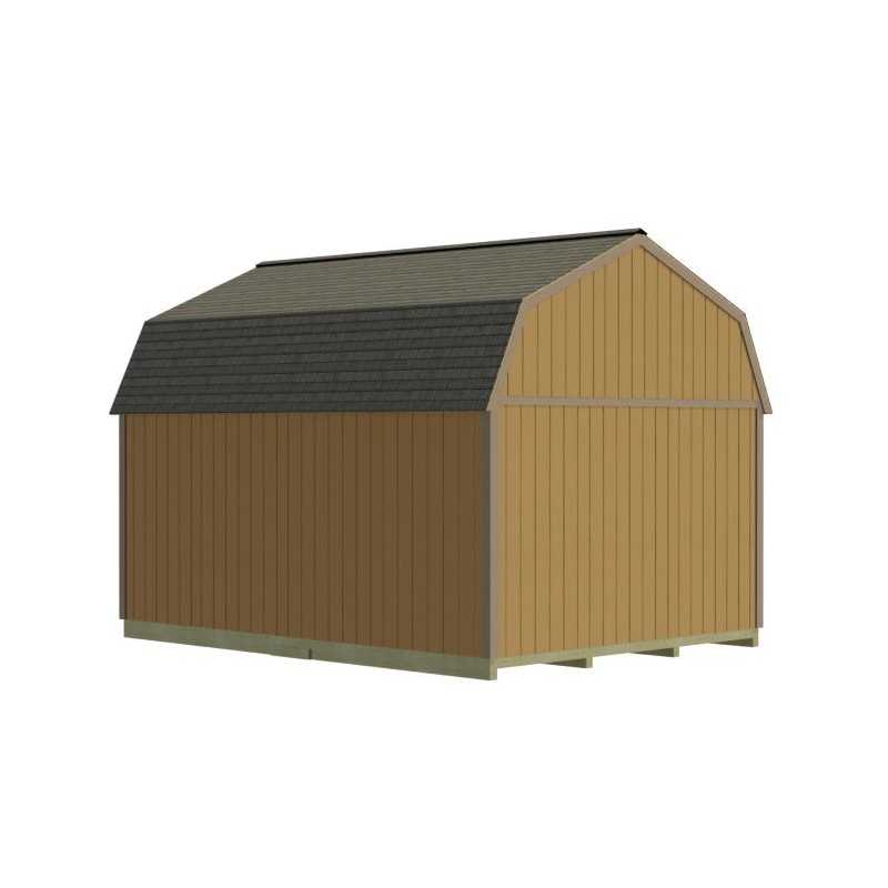 Best Barns Handcrafted Homestead 12x20 Pre-Cut Barn Kit - Center Gable (HHOMDG20NL)