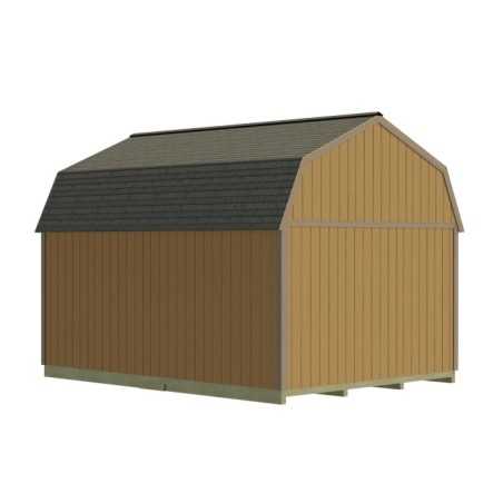Best Barns Handcrafted Homestead 12x20 Pre-Cut Barn Kit - Center Gable (HHOMDG20NL)