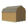 Best Barns Handcrafted Homestead 12x20 Pre-Cut Barn Kit - Center Gable (HHOMDG20NL)