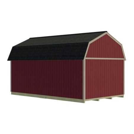 Best Barns Handcrafted Homestead 12x16 Pre-cut Barn Kit w/ Split Loft & Center Door (HHOMDG16CLF)
