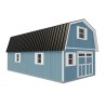 Best Barns Handcrafted Homestead 16x32 Pre-cut XL Barn w/ Full Loft & Transom Doors (HHOMTD32)