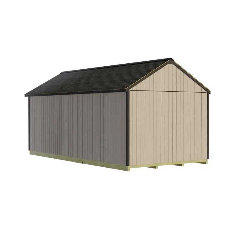 Best Barns Tailored Titan 12x20 Premium Pre-Cut Garage Kit - 6/12 Roof (TTITND20)