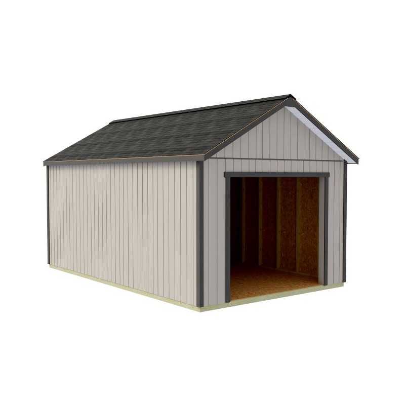 Best Barns Tailored Titan 12x20 Premium Pre-Cut Garage Kit - 6/12 Roof (TTITND20)