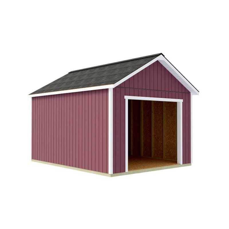 Best Barns Tailored Titan 12x16 Premium Pre-Cut Garage Kit - 6/12 Roof (TTITND16)
