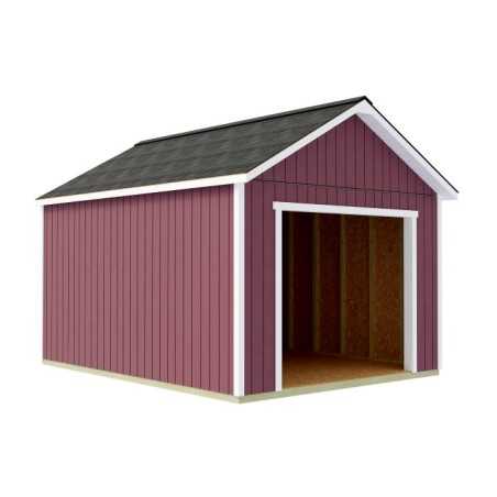 Best Barns Tailored Titan 12x16 Premium Pre-Cut Garage Kit - 6/12 Roof (TTITND16)