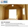 Best Barns Backyard Basecamp 12x12 Pre-Cut Shed Kit - Sliding Doors