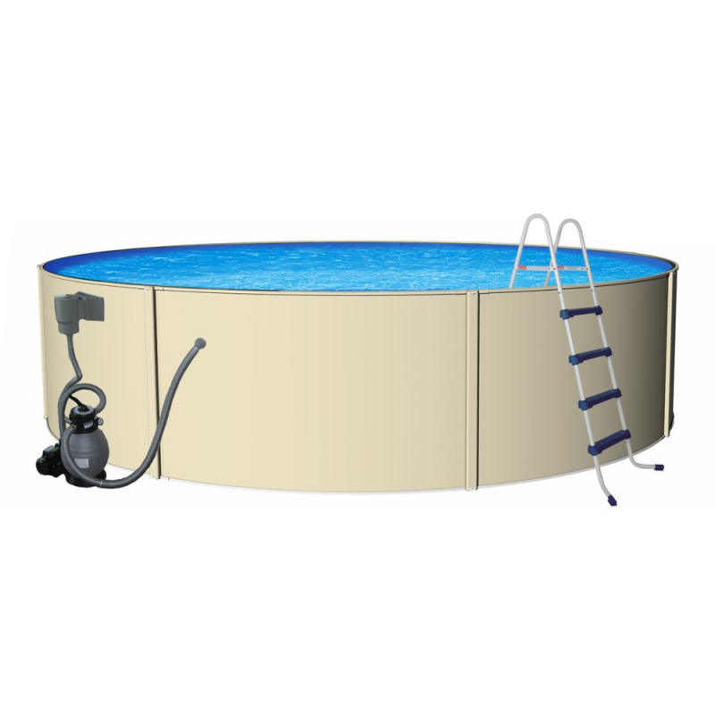 Blue Wave Blue Lagoon 18' Round 52" Economical Steel Pool Kit Package (NB1065)