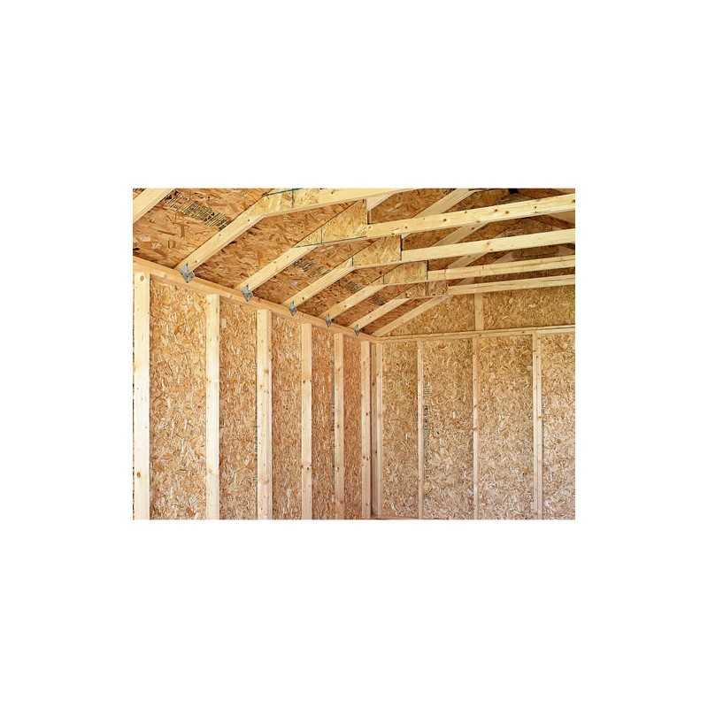 Backyard Basecamp 12x12 Pre-Cut Shed Kit - Centered Gable Door