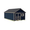 Backyard Basecamp 12x12 Pre-Cut Shed Kit - Offset Gable Door