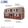 Crafted Colossal Elite 16x28 Pre Cut Barndominium w/ Man Door + Dormer