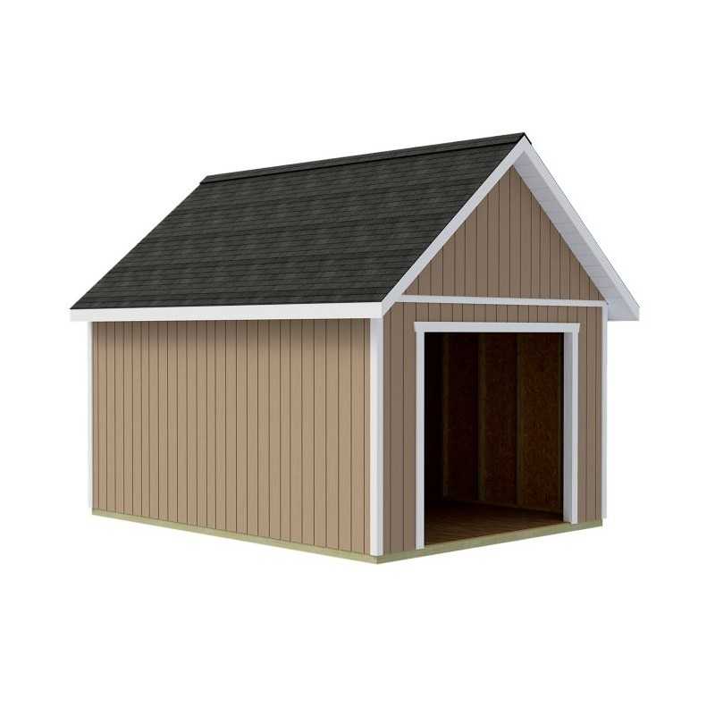 Best Barns Tailored Titan 12x16 Pre-Cut Garage Kit - Loft & Tall Roof (TTITND16LF)