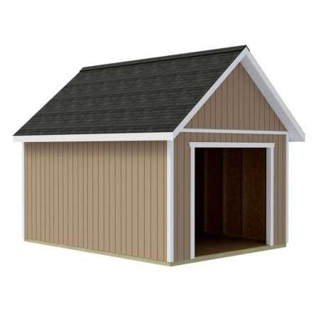 Best Barns Tailored Titan 12x16 Pre-Cut Garage Kit - Loft & Tall Roof (TTITND16LF)