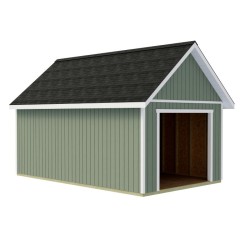 Best Barns Tailored Titan 12x20 Pre-Cut Garage Kit - Loft & Tall Roof (TTITND20LF)