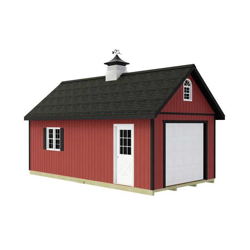 Best Barns Tailored Titan 12x20 Pre-Cut Garage Kit - Loft & Tall Roof (TTITND20LF)