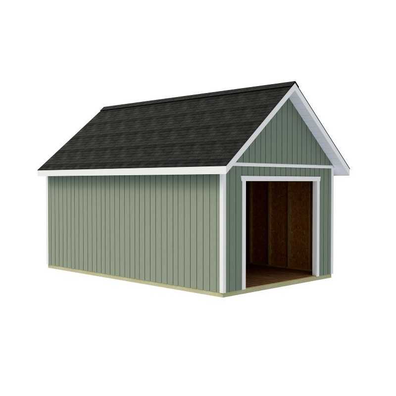 Best Barns Tailored Titan 12x24 Pre-Cut Garage Kit - Loft & Tall Roof (TTITND24LF)