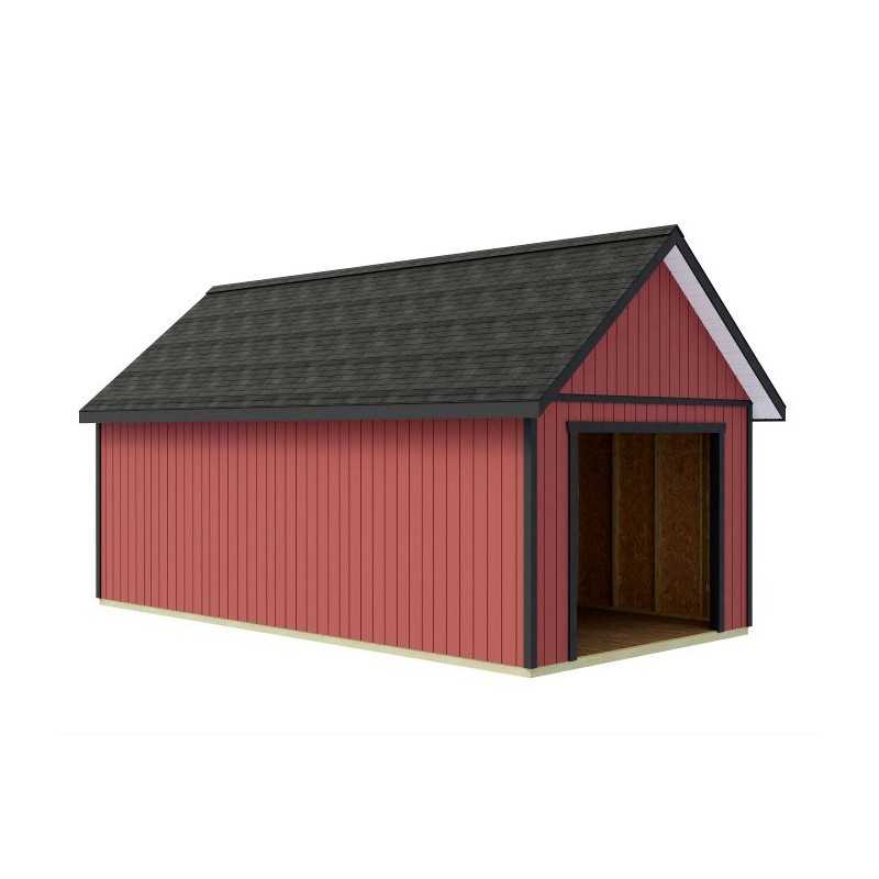 Best Barns Tailored Titan 12x24 Pre-Cut Garage Kit - Loft & Tall Roof (TTITND24LF)