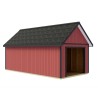 Best Barns Tailored Titan 12x24 Pre-Cut Garage Kit - Loft & Tall Roof (TTITND24LF)