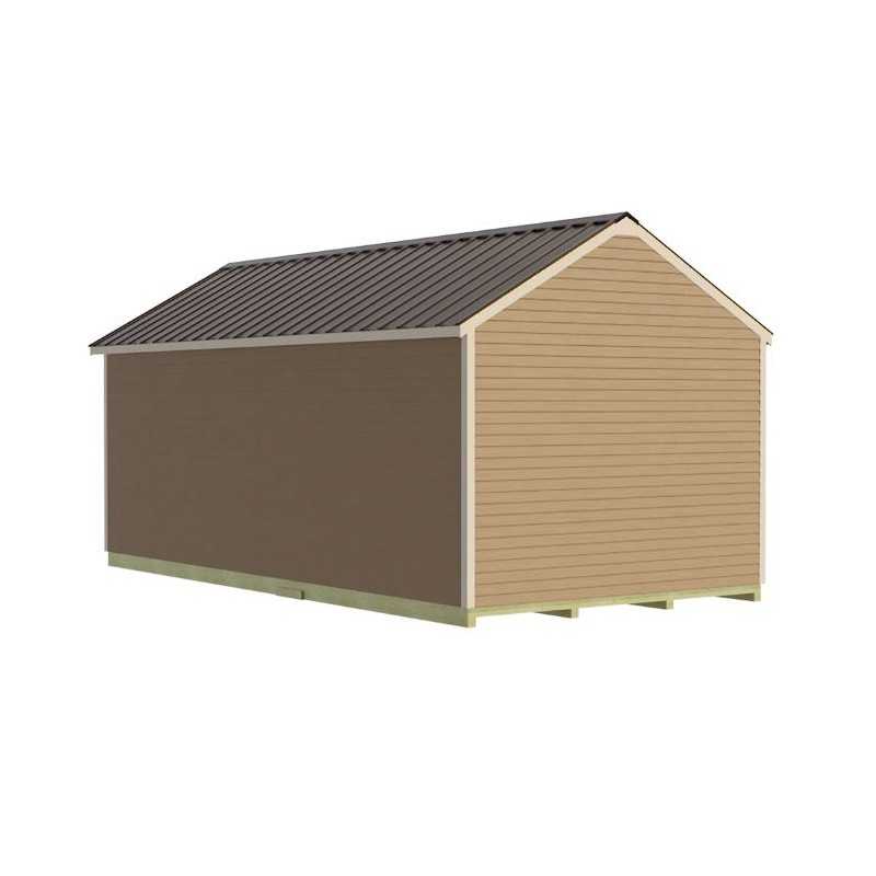 Best Barns Tailored Titan 12x16 Prep for Vinyl Garage Kit - Pre-Cut (TTITND16VL)