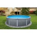 Blue Wave Martinique 18' Round 52" Deep Steel Pool Kit (NB2612)