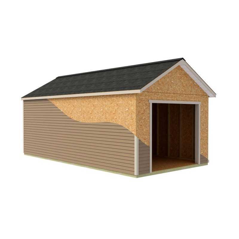 Best Barns Tailored Titan 12x20 Prep for Vinyl Garage Kit - Pre-Cut (TTITND20VL)