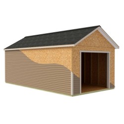 Best Barns Tailored Titan 12x24 Prep for Vinyl Garage Kit - Pre-Cut (TTITND24VL)