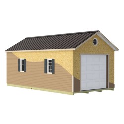 Best Barns Tailored Titan 12x24 Prep for Vinyl Garage Kit - Pre-Cut (TTITND24VL)