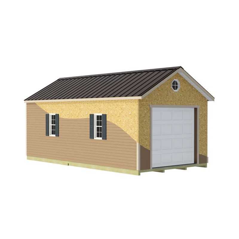 Best Barns Tailored Titan 12x24 Prep for Vinyl Garage Kit - Pre-Cut (TTITND24VL)