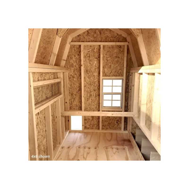 Little Cottage Value A-Frame 8x10 Wood Chicken Coop (8x10 VAFC-PC)