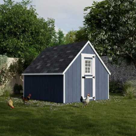 Little Cottage Value A-Frame 8x10 Wood Chicken Coop (8x10 VAFC-PC)