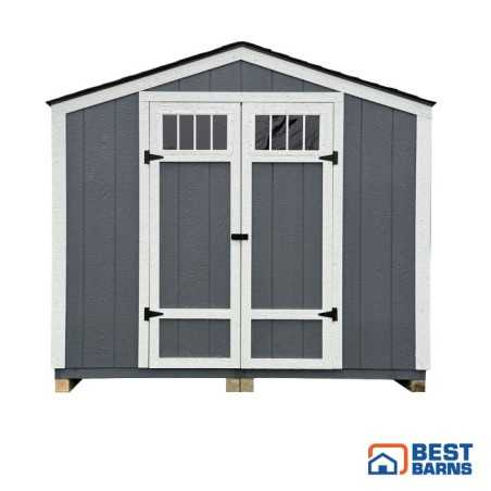 Best Barns RapidShed 8x6 Wood Storage Shed Kit with Floor (RSHEDDG08)