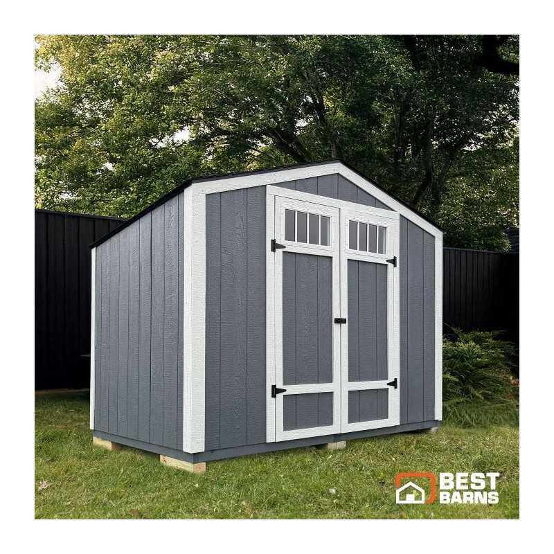 Best Barns RapidShed 8x6 Wood Storage Shed Kit with Floor (RSHEDDG08)