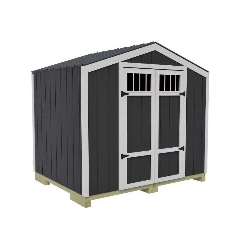 Best Barns RapidShed 8x6 Wood Storage Shed with Floor Kit (RSHED08)