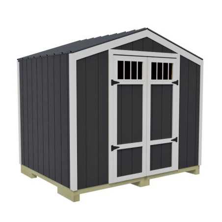 Best Barns RapidShed 8x6 Wood Storage Shed Kit with Floor (RSHEDDG08)