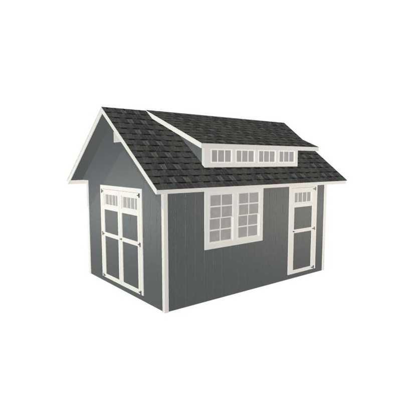 EZ-Fit Skyview 10x12 Panelized Storage Shed with Skylight Window(ez_skyview1012)