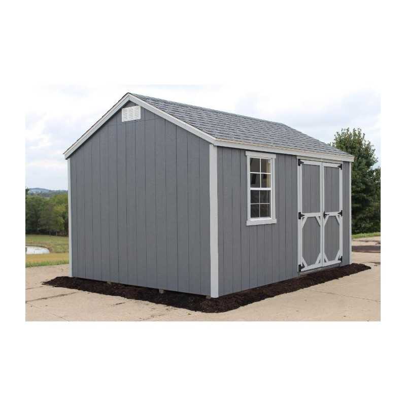 EZ-Fit Craftsman 8x12 Wood Storage Shed Kit (ez_craftsman812)