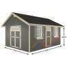 EZ-Fit Riverside 12x16 Wood Shed Kit (ez_riverside1216)