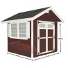 EZ-Fit Homestead 8x8 Wood Shed Kit (ez_homestead88)