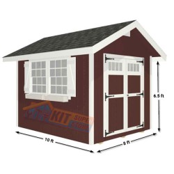 EZ-Fit Homestead 8x10 Shed Kit (ez_homestead810)