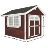 EZ-Fit Homestead 8x10 Panelized Wood Shed Kit (ez_homestead810)