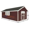 EZ-Fit Homestead 12x24 Panelized Storage Shed with Windows (ez_homestead1224)