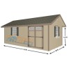 EZ-Fit Heritage 10x16 Outdoor Garden Wood Shed Kit (ez_heritage1016)