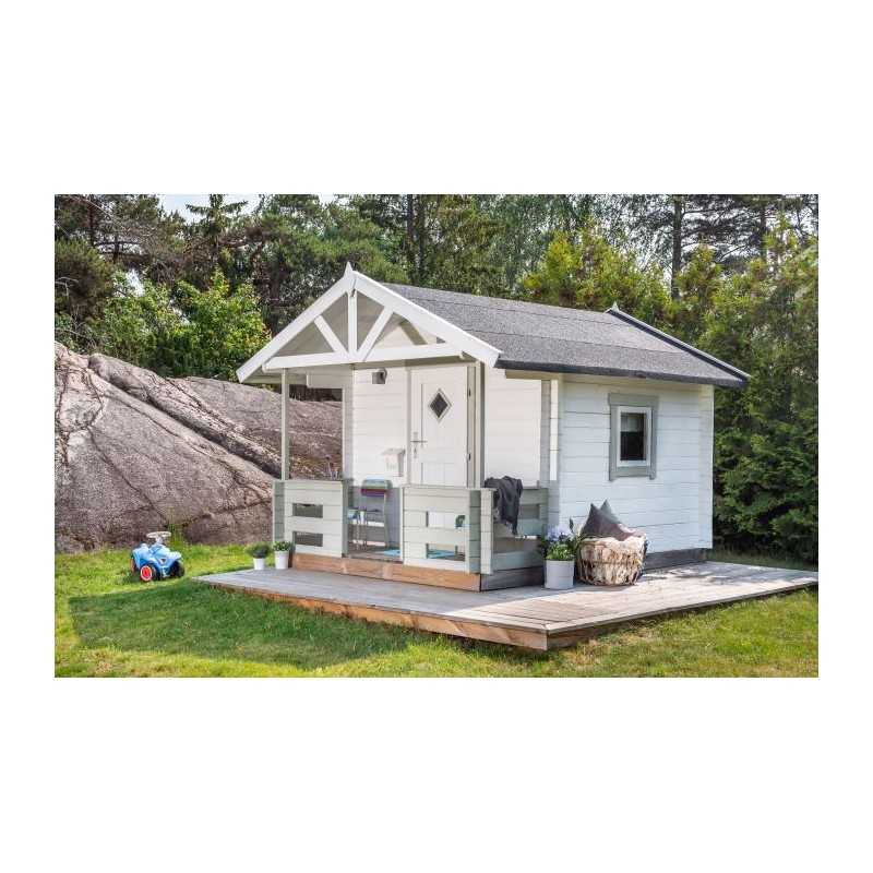 Palmako Lido 6x8 Wood Playhouse Kit with Terrace (284799)