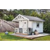 Palmako Lido 6x8 Wood Playhouse Kit with Terrace (284799)