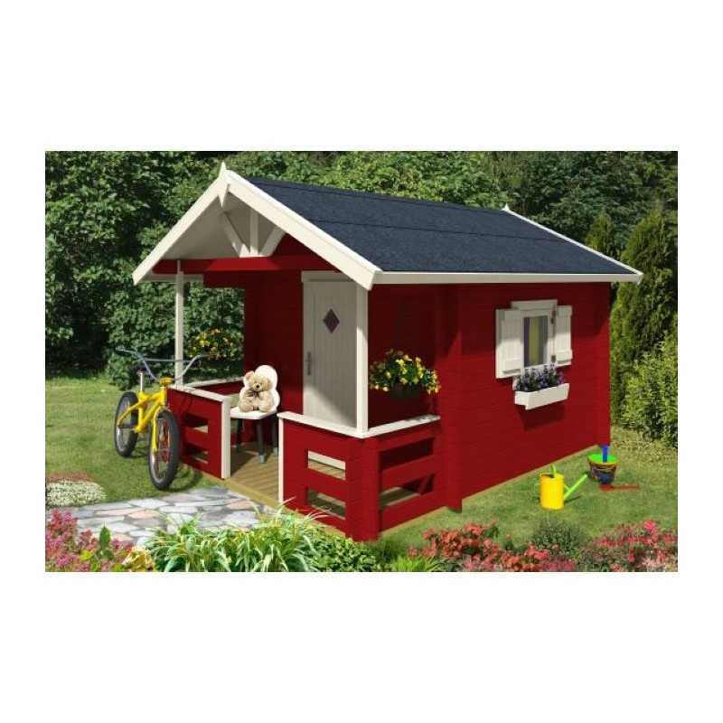 Lasita Lido 6x8 Wood Playhouse Kit with Terrace (284799)