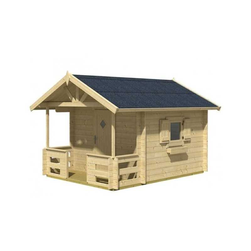 Palmako Lido Wood Playhouse Kit with Terrace (284799)