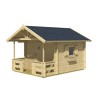 Palmako Lido Wood Playhouse Kit with Terrace (284799)